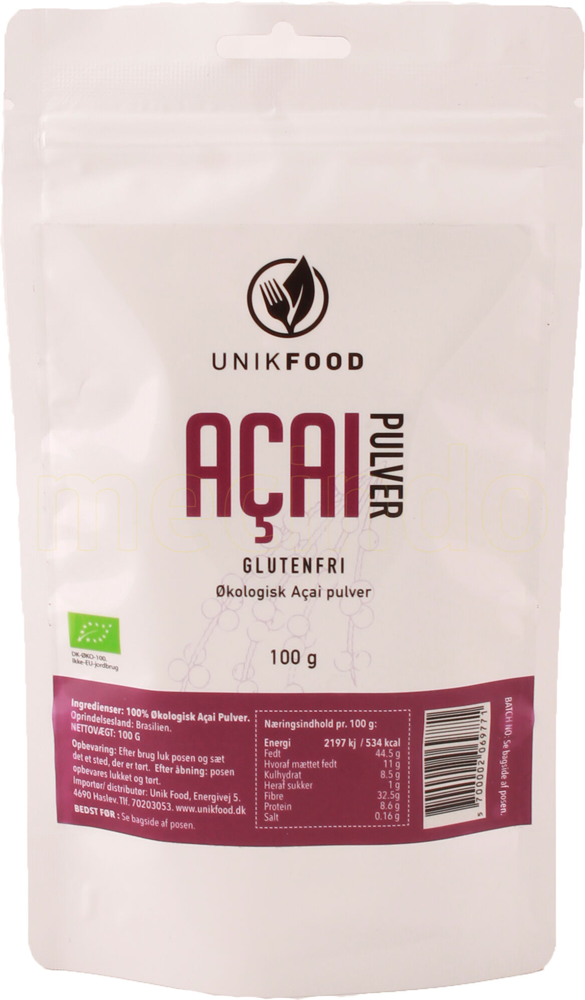 Unik Food UnikFood Acai pulver Ø - 100 g