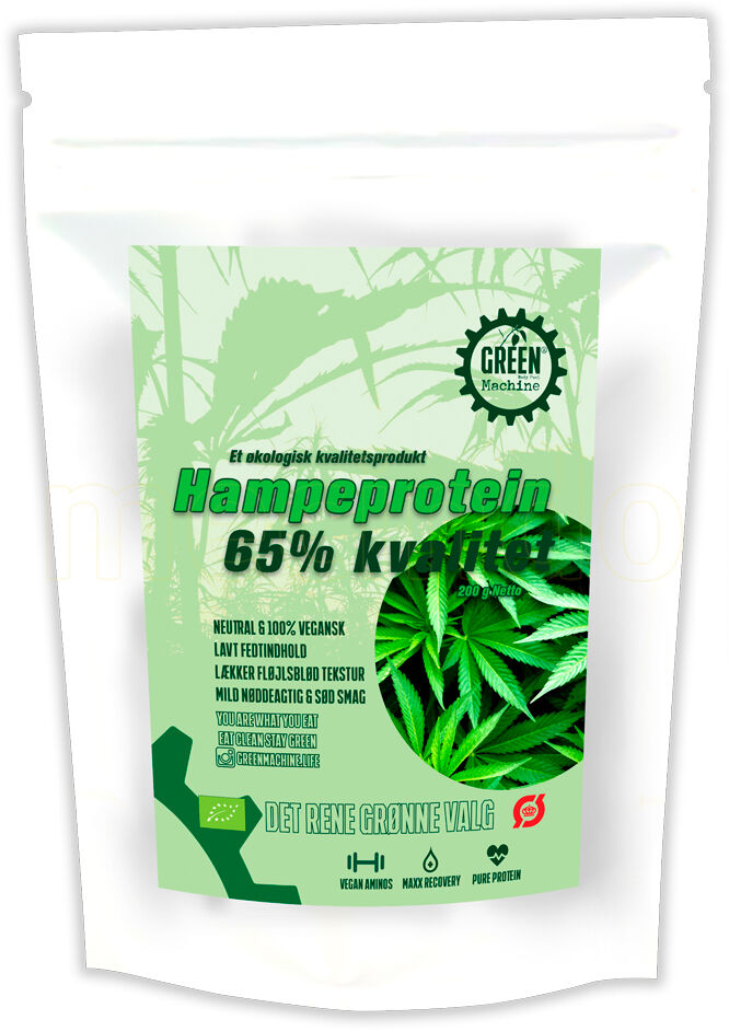 Green Machine Hampeprotein 65% Ø - 200 g