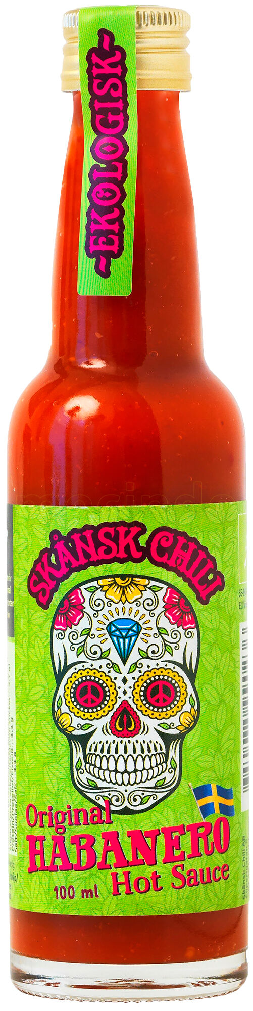 Geo Organics Skånsk Chili Original Habanero Hot Saus Ø - 100 ml