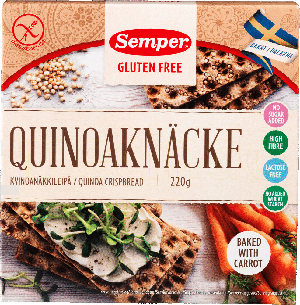 Semper Knækbrød quinoa - 220 g