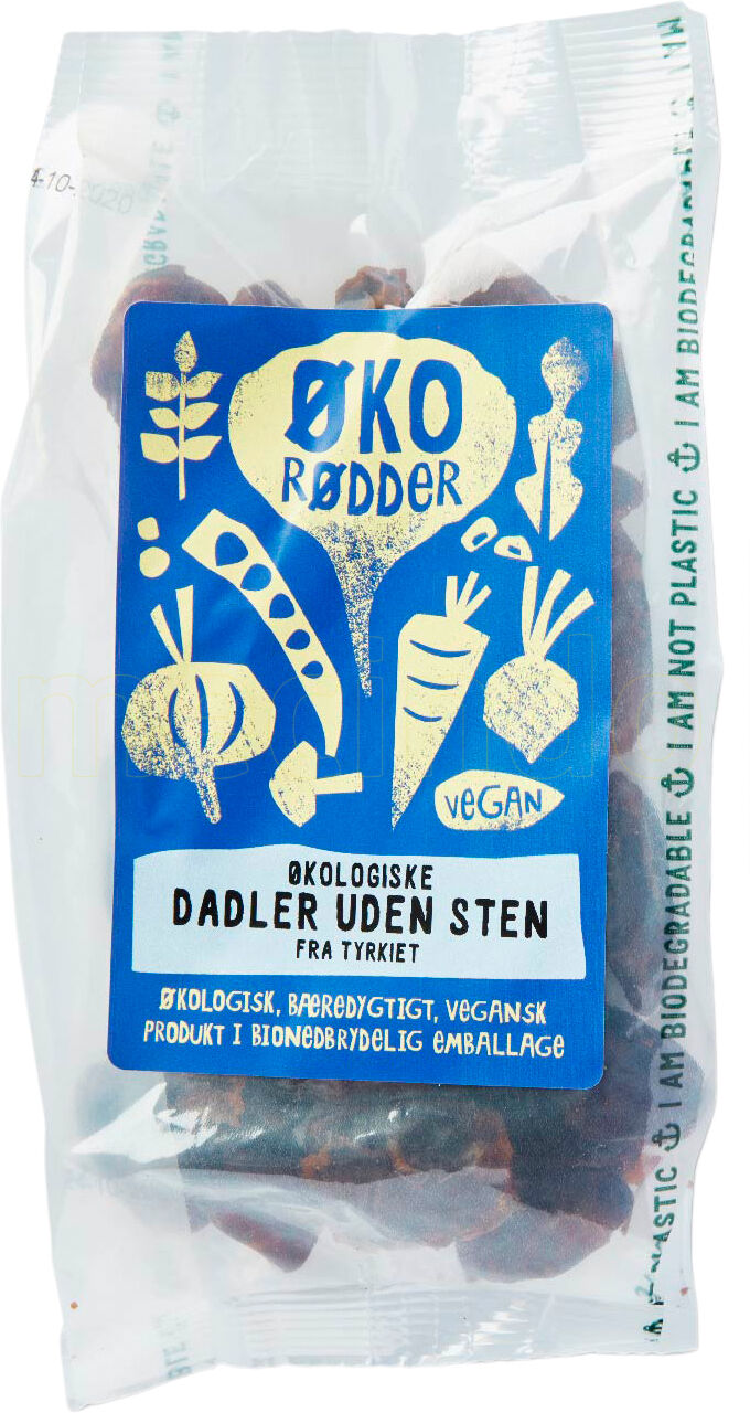 Øko Rødder Dadler Uden Sten Ø - 180 g