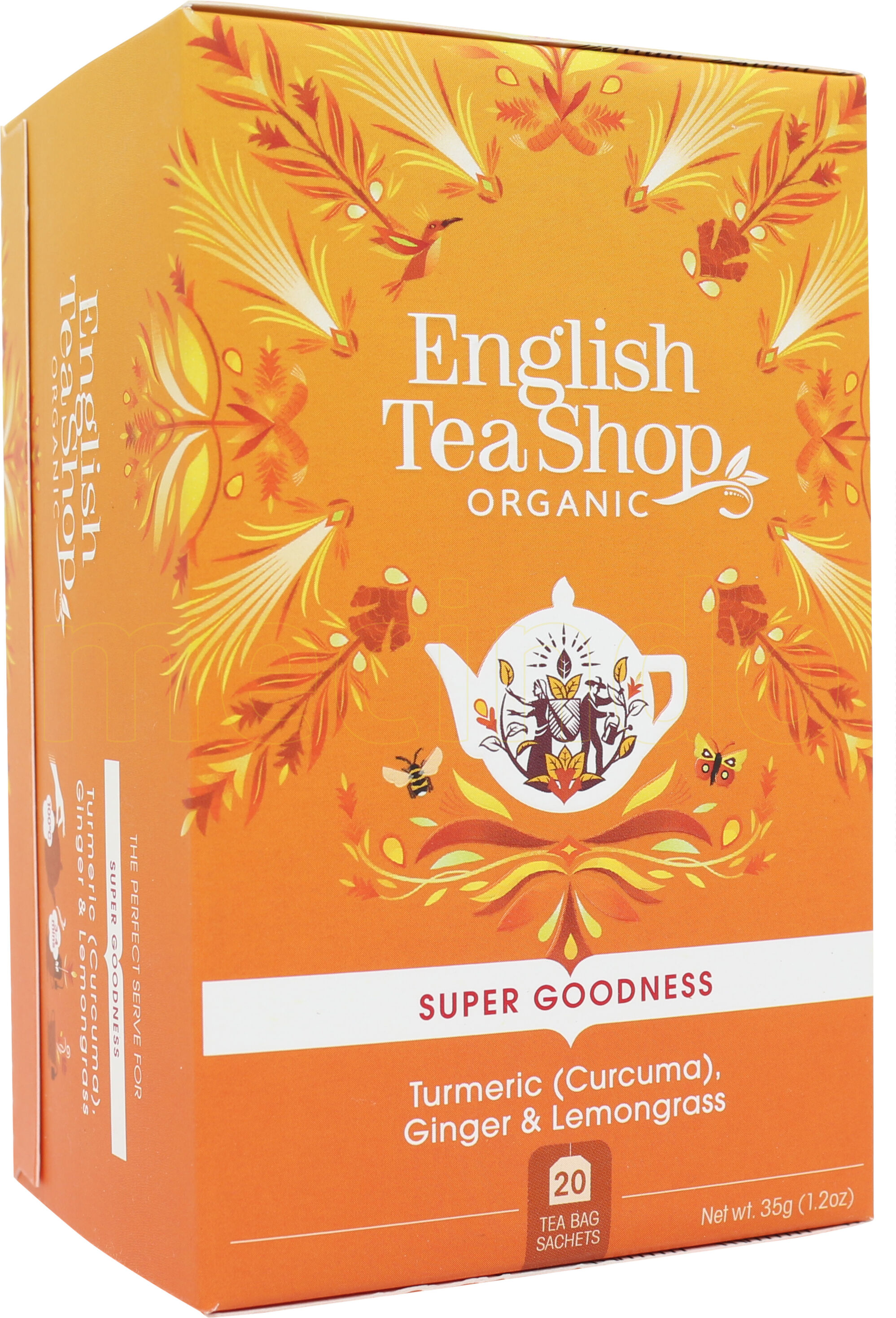 English Tea Shop Turmeric, Ginger & Lemongrass Te Ø - 20 Poser