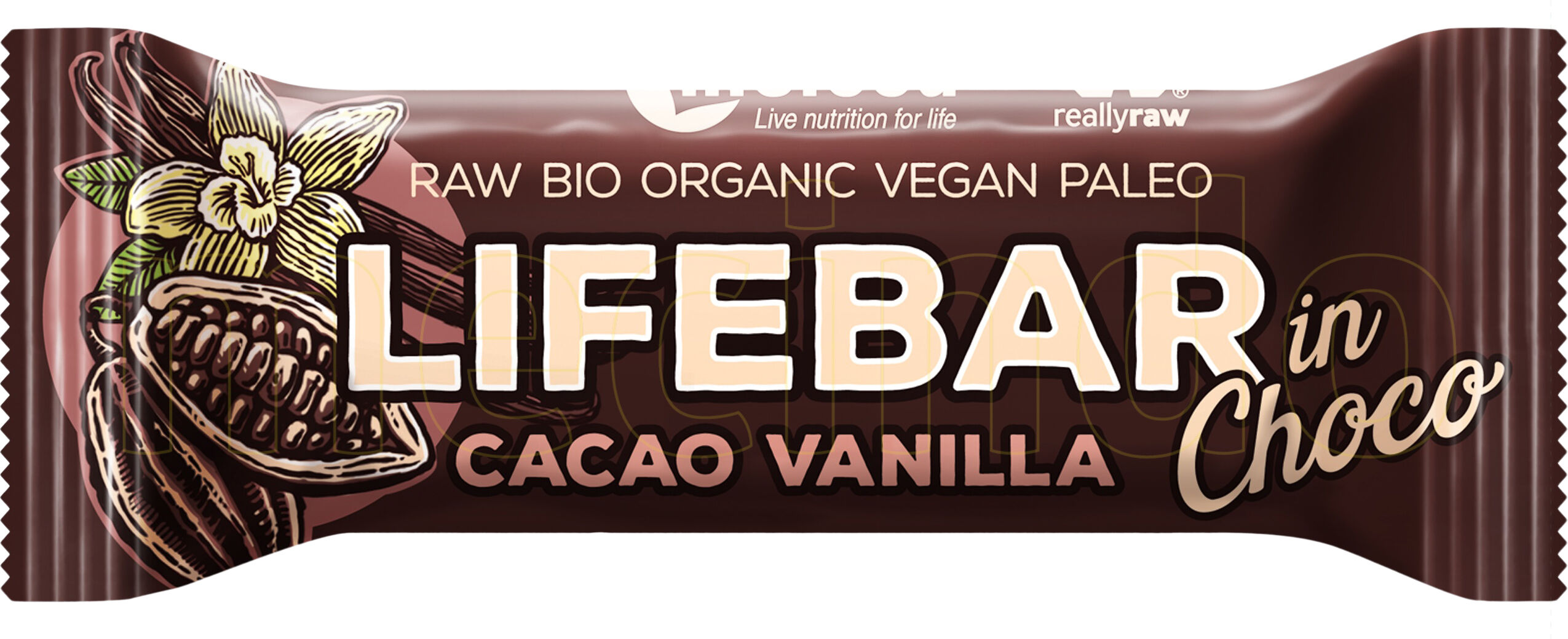 Lifefood Lifebar Inchoco Cacao Vanilla Raw Ø - 40 g