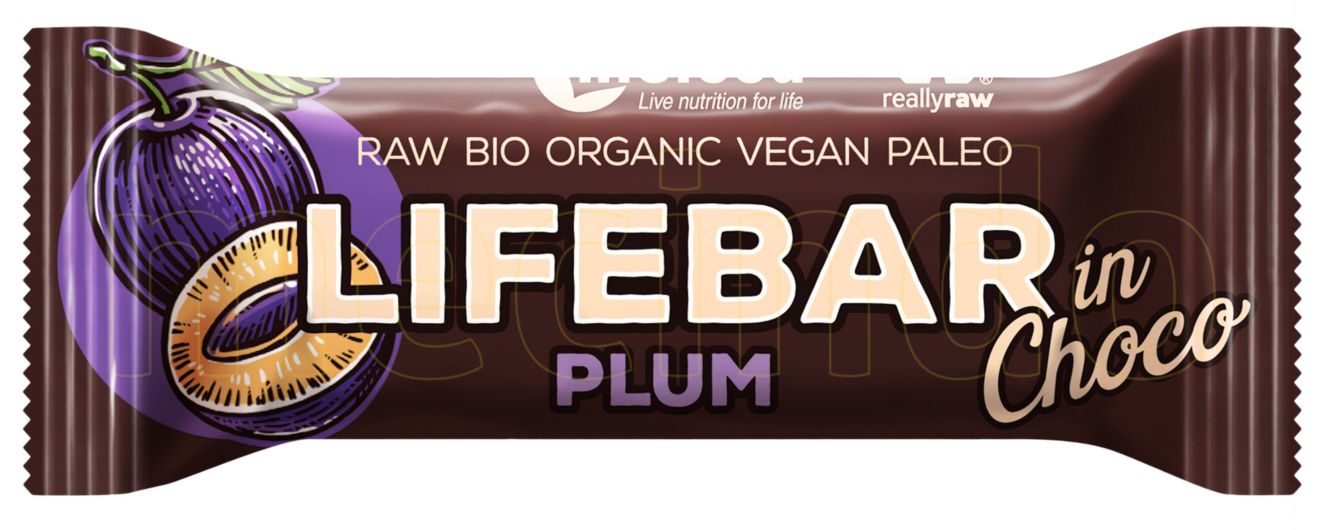 Lifefood Lifebar Inchoco Blomme Raw Ø - 40 g