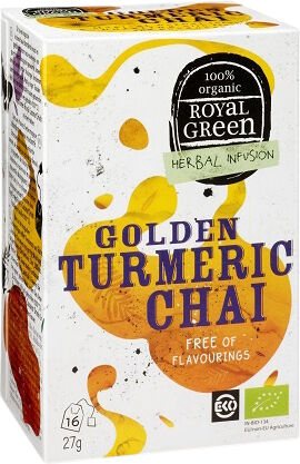 Royal Green Golden Turmeric Chai Ø - 16 Poser