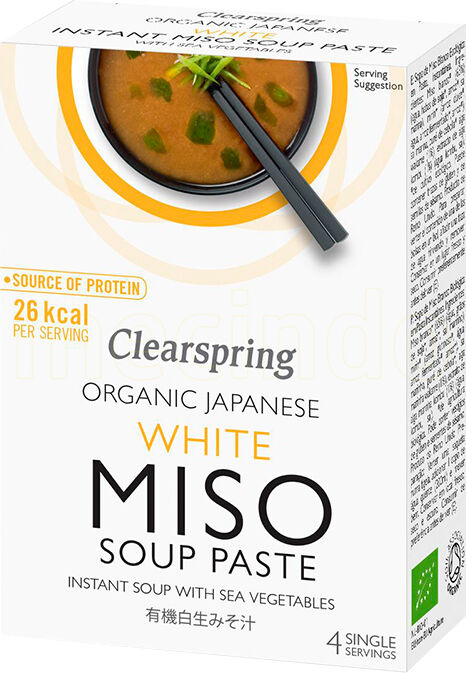 Clearspring Miso Soup Paste Hvit M. Tang Ø - 60 Gram