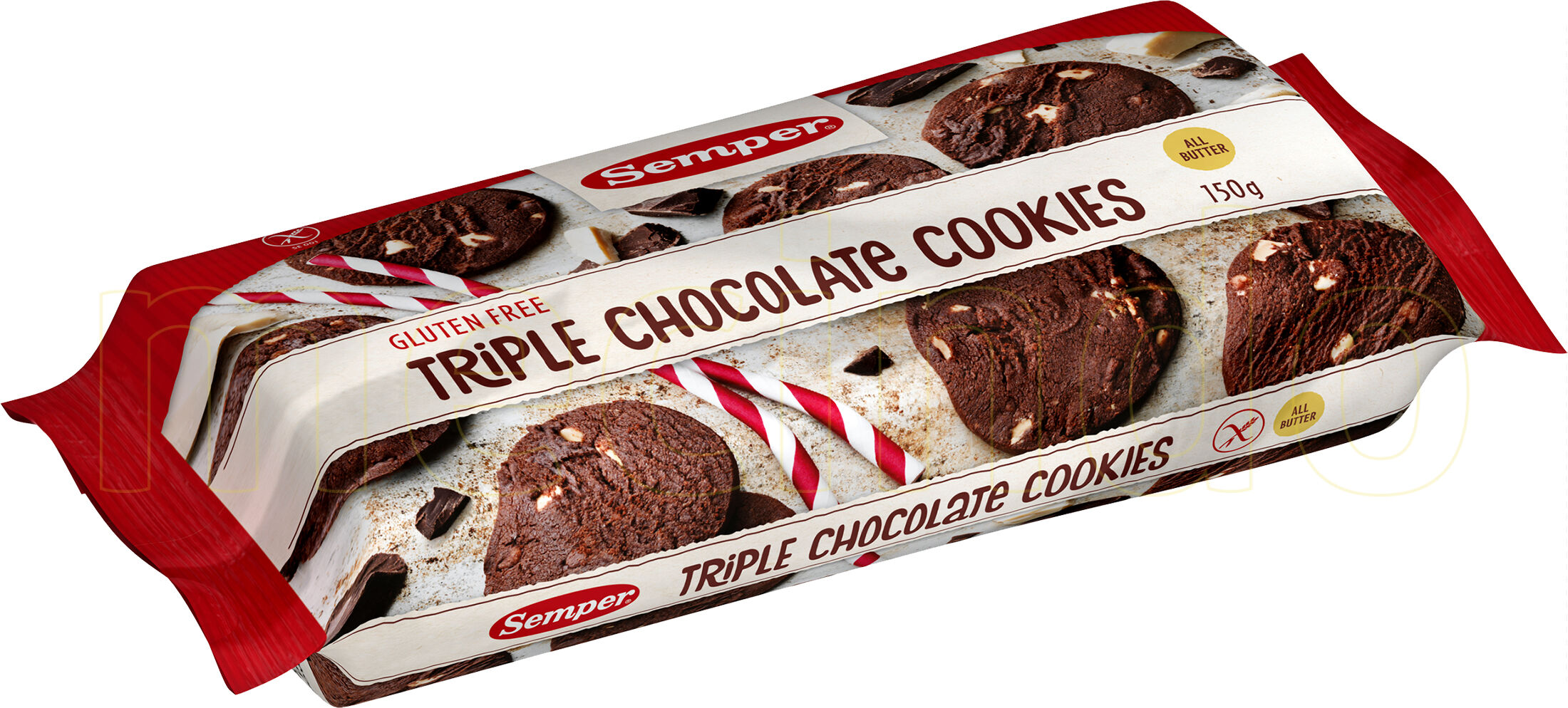 Semper Cookies Triple chocolate - 150 g