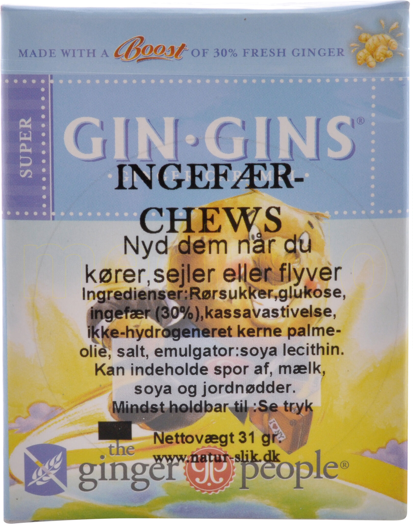 Ginger People Ingefær Karamel Gin-gin - 31 g