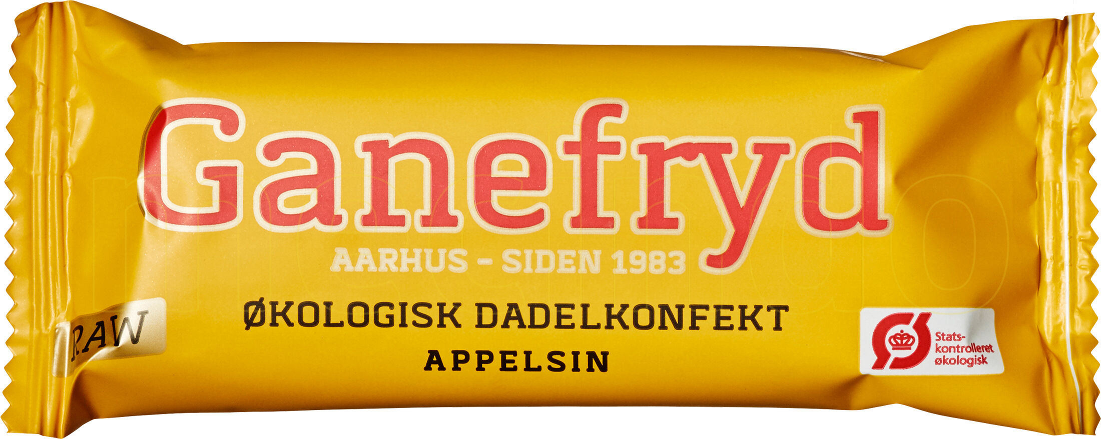 Ganefryd Naturlig Rawbar Dadelkonfekt Appelsin Ganefryd - 50 g