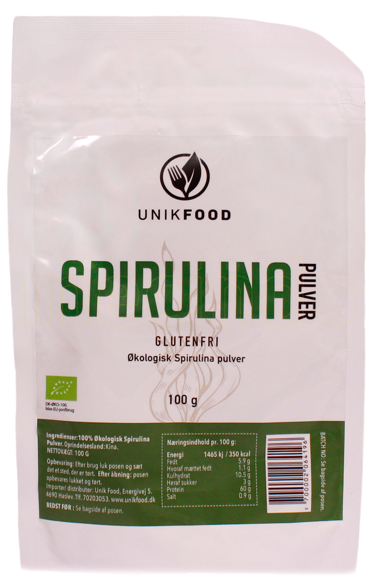 Diet-food Unik Food Spirulina Pulver Ø - 100 g