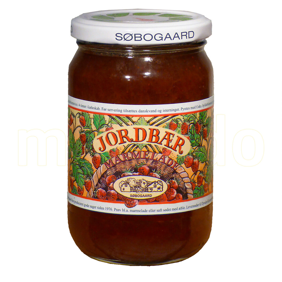 Søbogaard Jordbærmarmelade Ø - 390 g