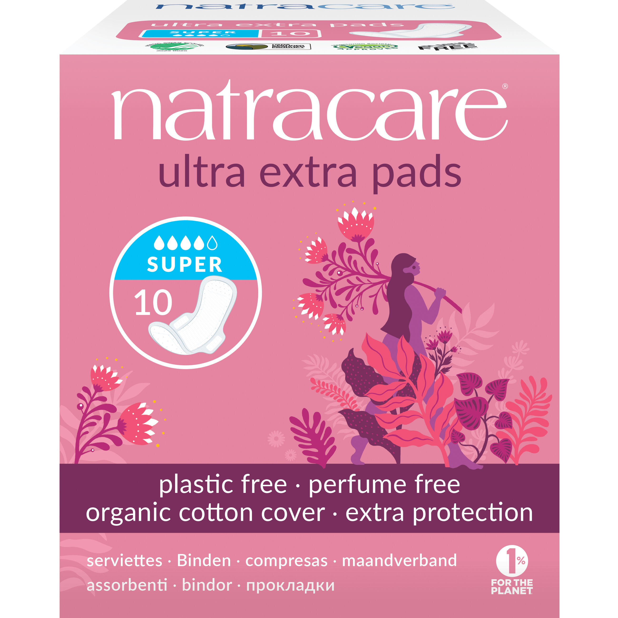 Natracare Ultra Extra Bind Super - 10 Stk.