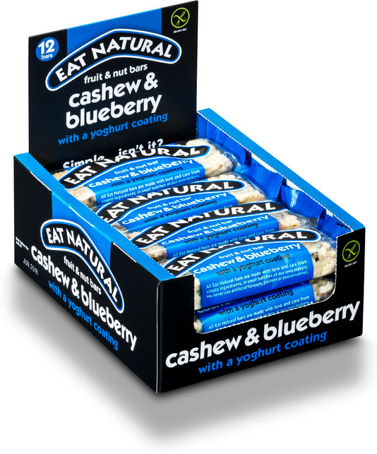 Eat Natural Blueberry Cashew & Yoghurt - 12 Bare - 45 Gram