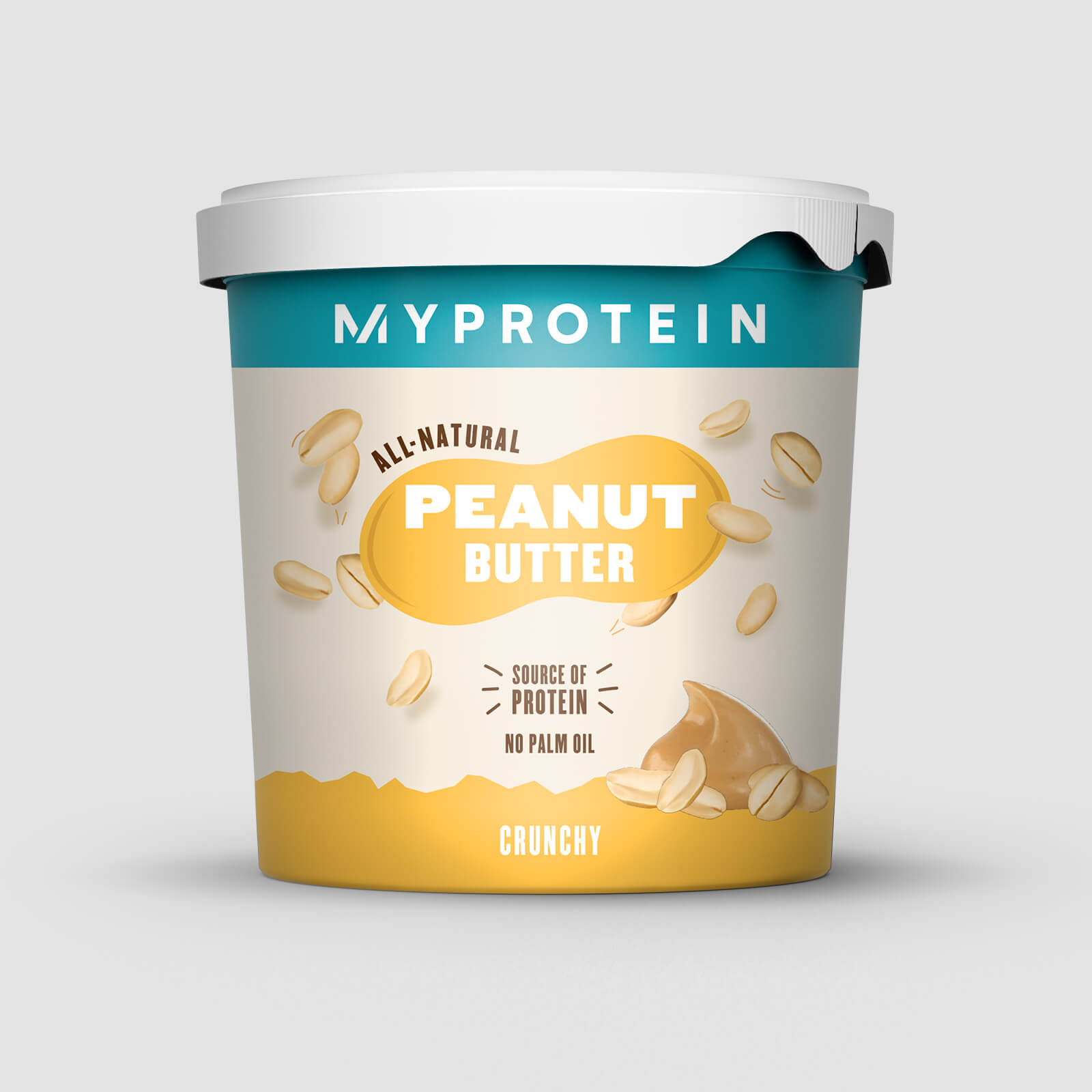 Myprotein Peanøttsmør Naturlig - Original - Crunchy