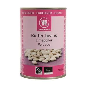 Urtekram Food Urtekram Butter beans i boks Ø - 400 g