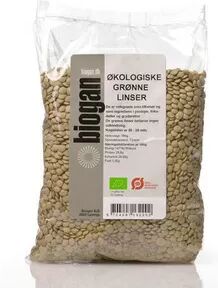 Biogan Grønne linser Ø - 750 g