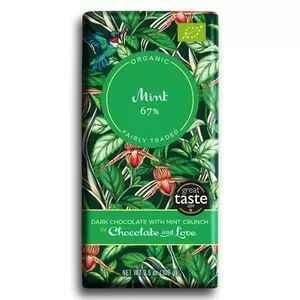 Chocolate and Love Sjokolade Mint 67% Ø - 80 gr