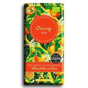 Chocolate and Love Orange Sjokolade 65% Ø - 80 g