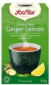 Yogi Tea - Green tea Ginger Lemon Økologisk te - 17 poser