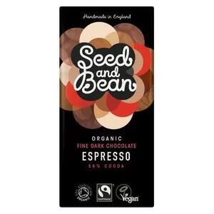 Seed and Bean Mørk Sjokolade 58% Kaffe Espresso Ø - 85 gr