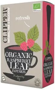 Clipper Relaxing Infusion Tea, raspberry leaf Ø - 20 poser