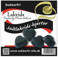 Coala's Naturprodukter ApS Lakris hjerter salt - 90 g