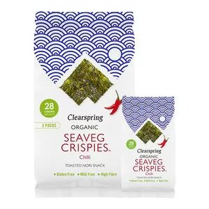 Clearspring Organic Seaveg Crispies Chili - 3 x 5 g