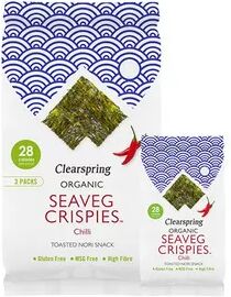 Clearspring Organic Seaveg Crispies Chili - 3 x 5 g