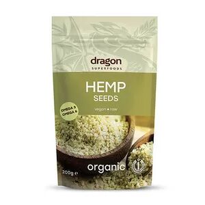 Dragon Superfoods hampefrø avskallet Ø - 200 g