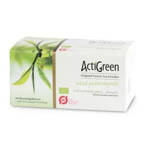 Bidro ActiGreen  Grønn te m Peppermynte - 40 poser