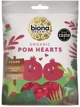 Biona Organic Vingummi Granateplehjerter Ø - 75 g