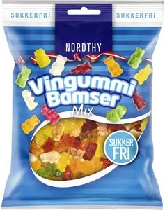 Nordthy Sukkerfrie vingummibamser fra Nordthy – 80 g