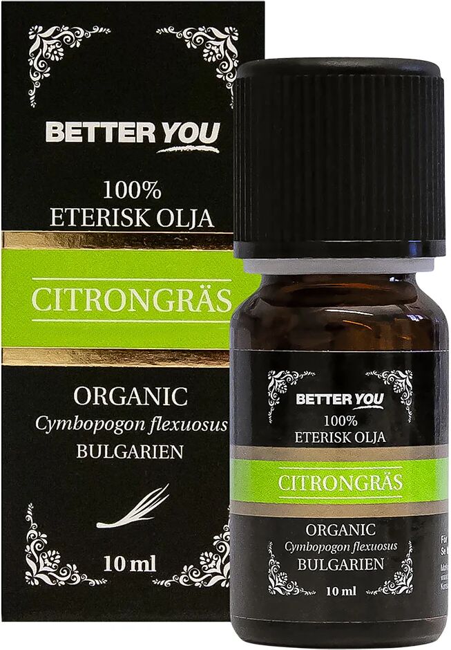 Better You Citrongräsolja EKO Eterisk, 10 ml Better You Serum & Olje