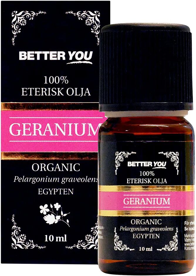 Better You Geraniumolja EKO Eterisk, 10 ml Better You Serum & Olje