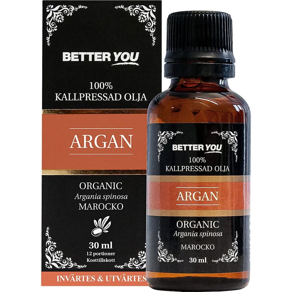 Better You Arganolja EKO Kallpressad, 30 ml Better You Serum & Olje