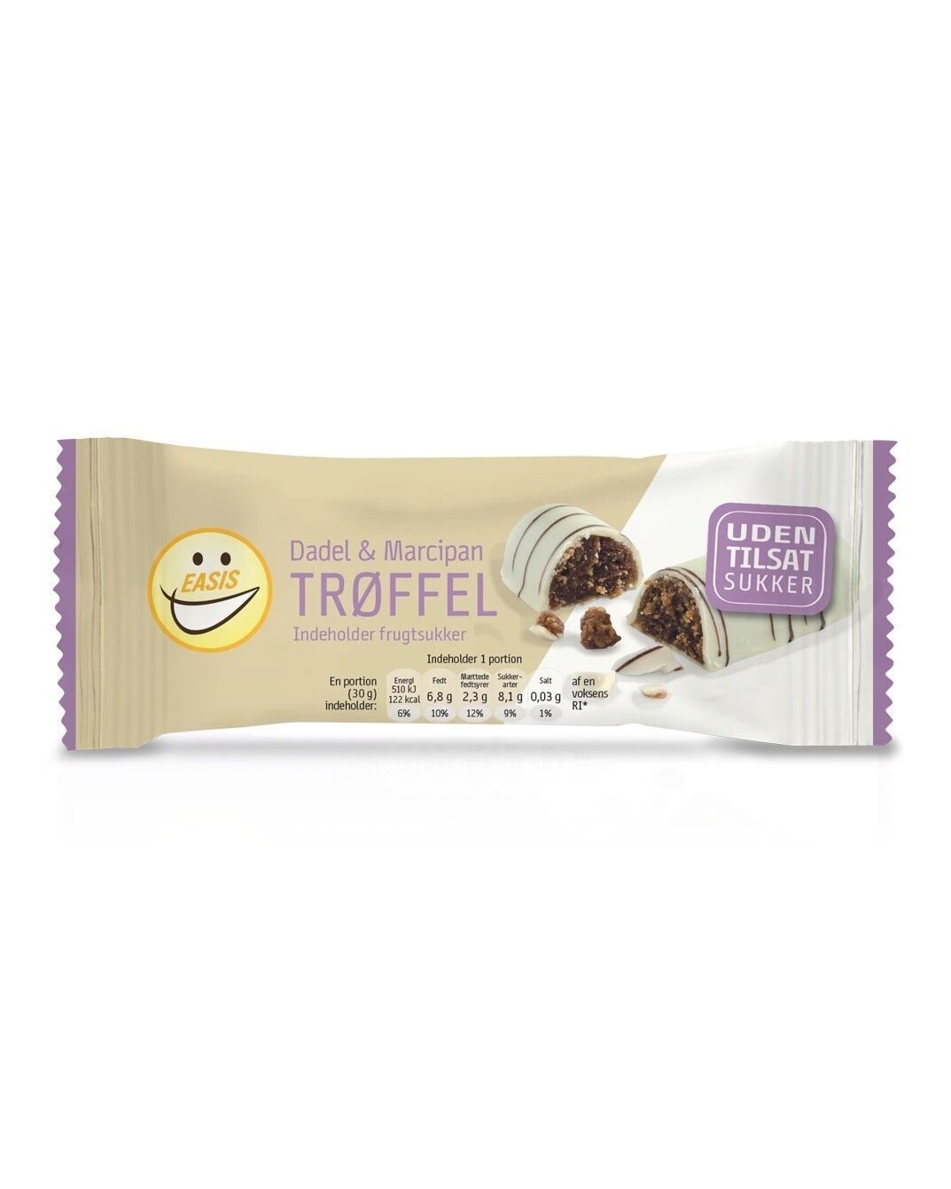 EASIS Truffle With Dates & Marzipan Bar 30g