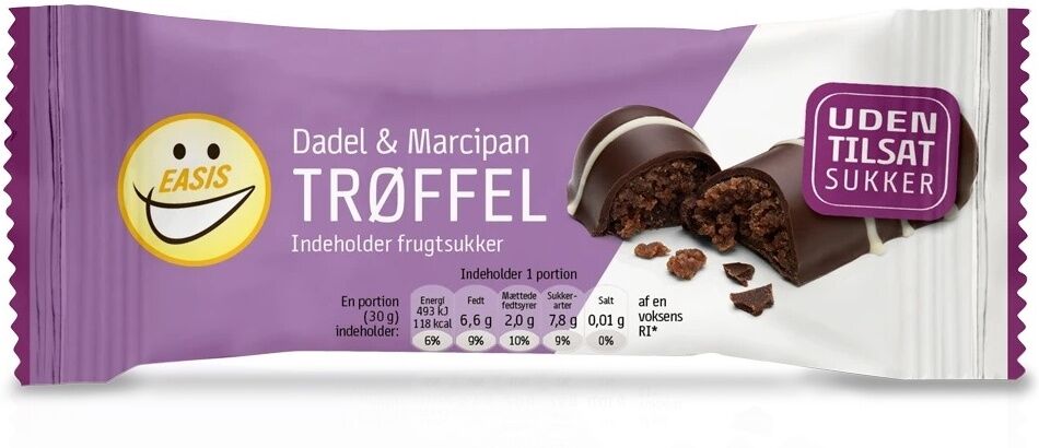 EASIS Truffle Date & Marzipan Bar 30g