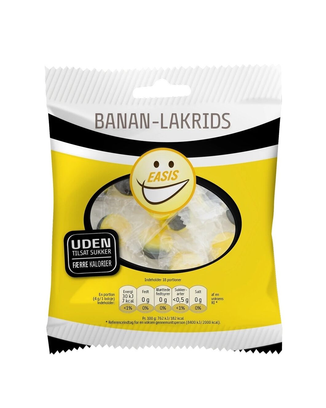 EASIS Banana/Liquorice Drops 70g