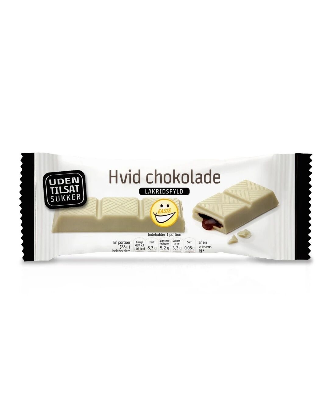 EASIS Milk Chocolate Bar With Licorice 28g