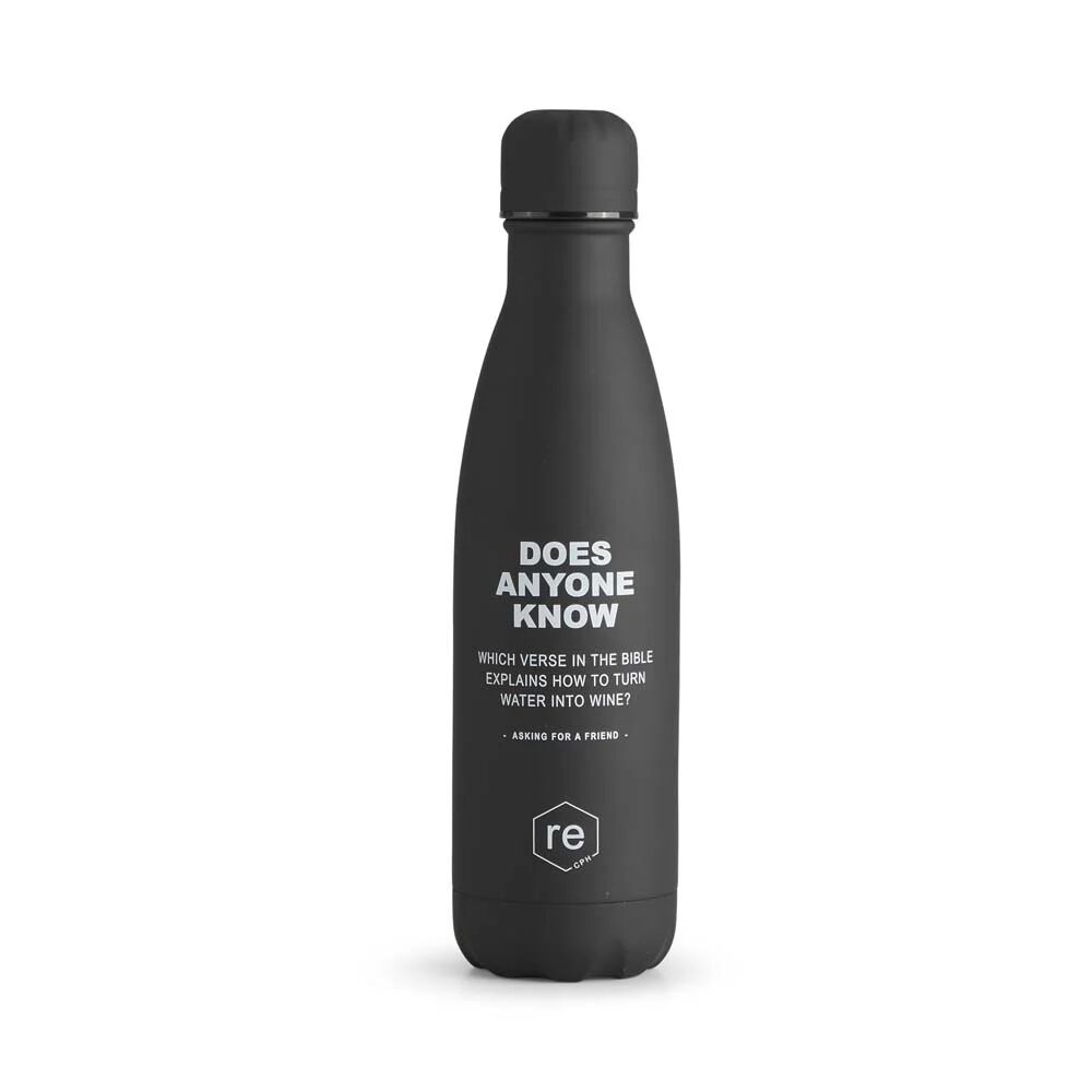 Rebottle Text "Bible" Black