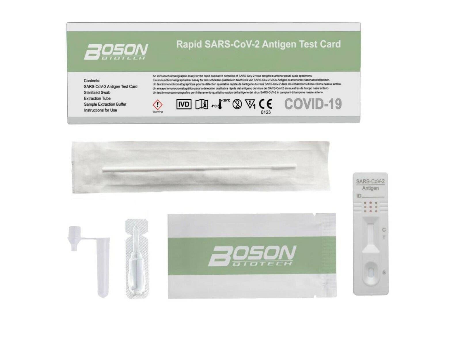 Boson Sars-Cov-2 Antigen Test 1 Stykk