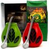 ORGANIC MATE GREEN Zestaw dla dwojga yerba mate BIO 400 g, 2 x matero, 2 x bombilla