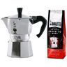 ZESTAW - Kawiarka Bialetti Moka Express 3TZ + Kawa mielona Bialetti Perfetto Moka Classico 250g