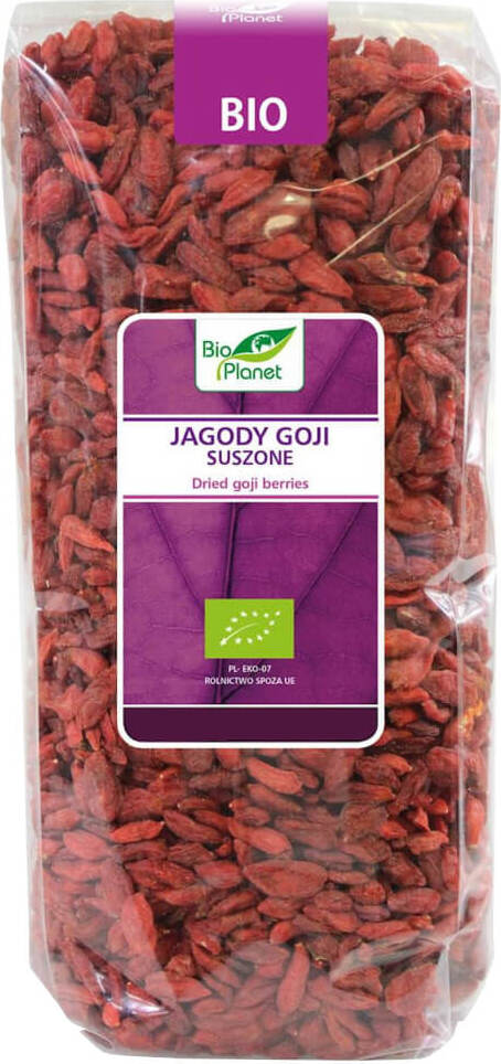 BIO PLANET - SERIA FIOLETOWA JAGODY GOJI SUSZONE BIO 1 kg - BIO PLANET