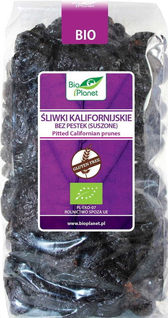 BIO PLANET - SERIA FIOLETOWA ŚLIWKI KALIFORNIJSKIE BEZ PESTEK BIO 1 kg - BIO PLANET