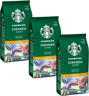 Starbucks Veranda Blonde Roast 3 x 200g mielona