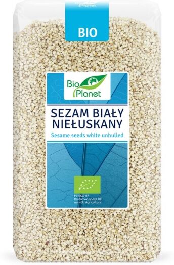 VIVIO BIO Sezam biały niełuskany 1kg BIO PLANET