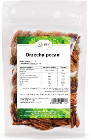 VIVIO Orzechy pecan 100g VIVIO