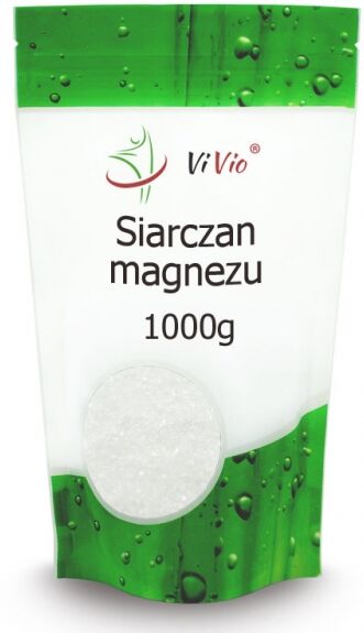 VIVIO Siarczan magnezu 1000g - Sól gorzka Epsom VIVIO