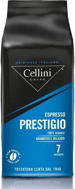 Zdjęcia - Kawa Prestigio  ziarnista Cellini  1kg 